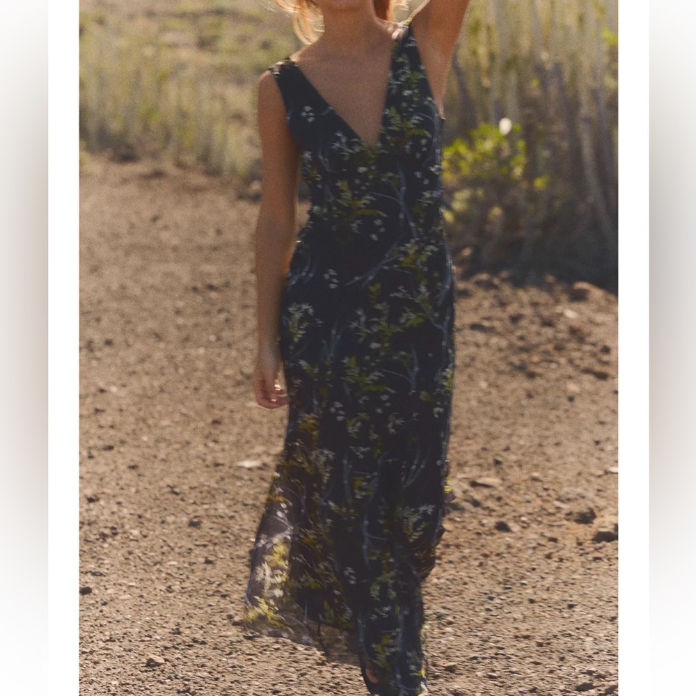 NWT Long Floral Dress